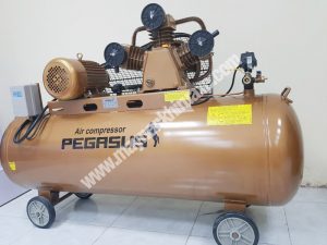 Máy nén khí dây đai  Pegasus 4HP TM-W-0.36/8- 230L(220V)